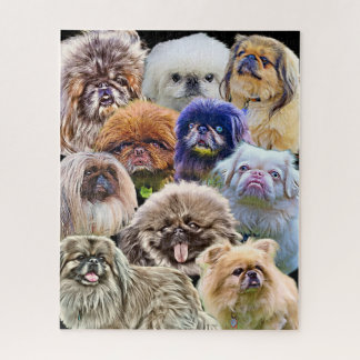 Pekingese Puzzle - een kunstwerk! Legpuzzel