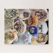 Pekingese Puzzle - een kunstwerk! Legpuzzel (Horizontaal)