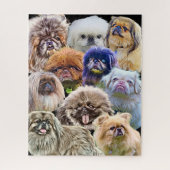 Pekingese Puzzle - un morceau d'art ! (Vertical)