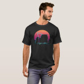Pekingese Retro T-shirt (Voorkant volledig)
