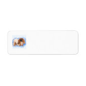 Pekingese Return Address Labels (Voorkant)