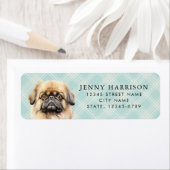 Pekingese Return Address Labels (Insitu)