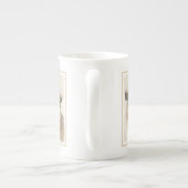 Pekingese schildering - Kute Original Dog Art Porselein Kop (Achterkant)