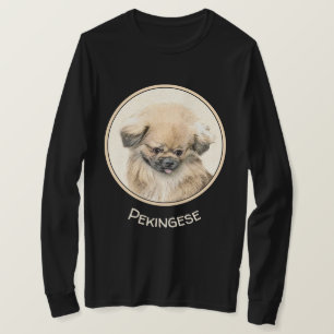 Pekingese schildering - Kute Original Dog Art T-shirt