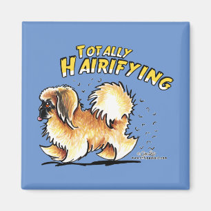 Pekingese Totalement Hairifying Magnet