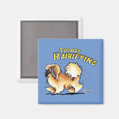 Pekingese Totally Hairifying Magnet (Recto/Verso)