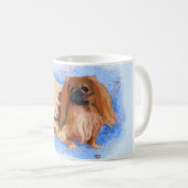 Pekingese True Blue Koffiemok (Voorkant rechts)