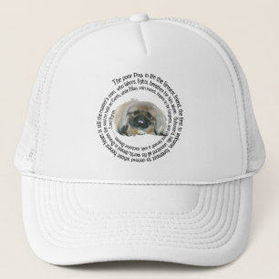 Pekingese Wijsheid - en Lord Byrons Klaaglied Trucker Pet