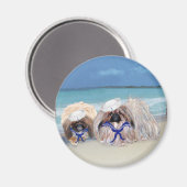 Pekingese Zeelieden Magneet (Voorkant / Achterkant)