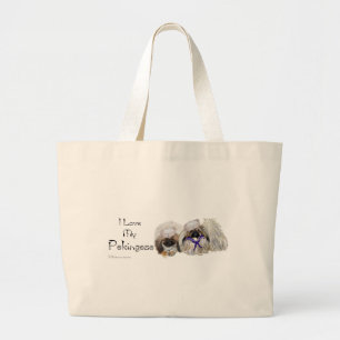 Pekingeze Zeelieden Grote Tote Bag