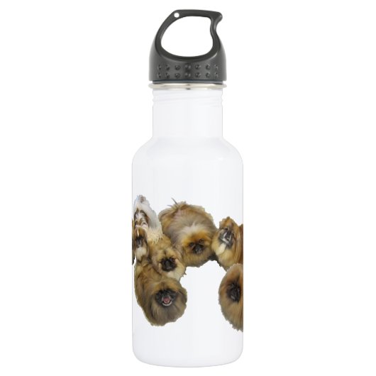 Pekingezen Groep Waterfles (Voorkant)