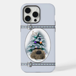 Pékinois Mignon Bleu Noël Vacances