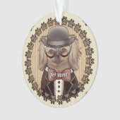 Pékinois portant des lunettes Ornement   (devant)