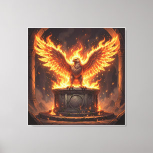 Pelasgisch Altaar van de Vlammende Adelaar 0 Canvas Afdruk