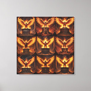 Pelasgisch Altaar van de Vlammende Adelaar IX Canvas Afdruk