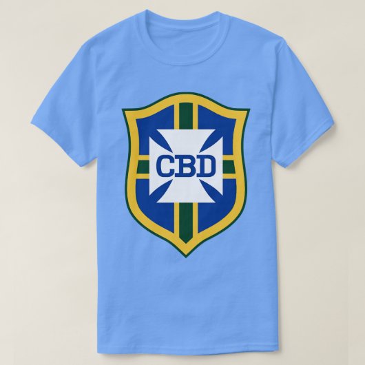 Pele Brasil 1970 CBD Jersey FrontBack Print T-shirt (Design voorkant)