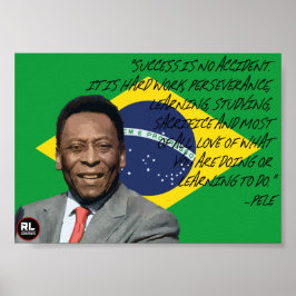 Pele Quote Poster