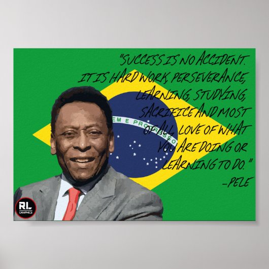Pele Quote Poster (Voorkant)