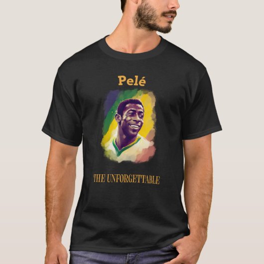 Pele The Unforgettable T-shirt (Voorkant)