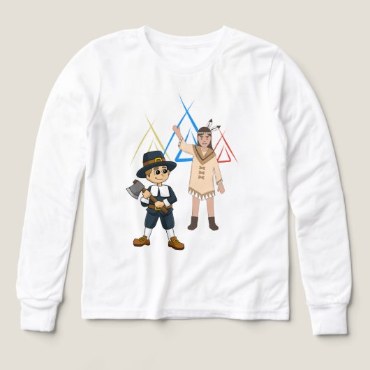 pèlerin et indien (Motif recto)