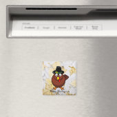 Pèlerin Turquie Thanksgiving Refrigerator Magnet (In Situ (Lave-vaisselle))
