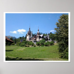 Peles Castle, Sinaia, Roemenië Poster