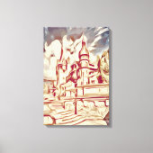 Peles kasteel canvas afdruk (Voorkant)