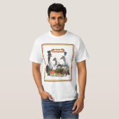 Pelgrim Gans en Eenden Thanksgiving T-shirt (Voorkant volledig)