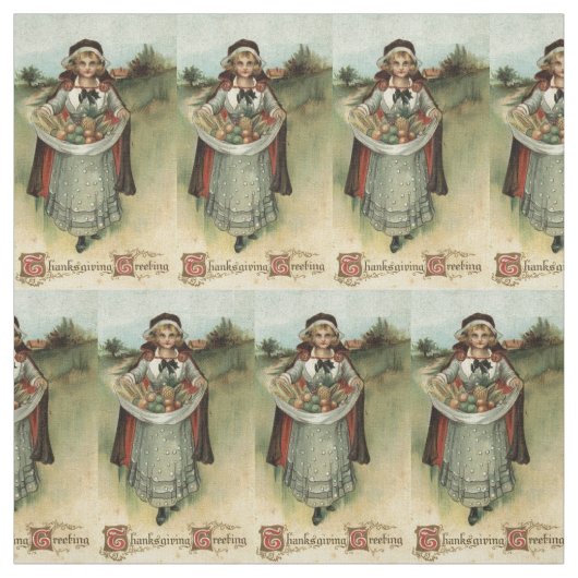 Pelgrim Vrouw  Thanksgiving Stof (Swatch)