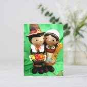 pelgrimsduo briefkaart (Staand voorkant)