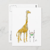 Pelham & het Briefkaart van de Giraffe (Voorkant / Achterkant)