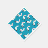 Pelicaans patroon servetten (Hoek)