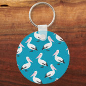 Pelicaans patroon sleutelhanger (Voorkant)