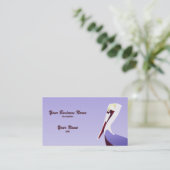 Pelicaans Visitekaartje (Staand voorkant)