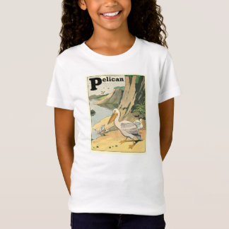 Pelicaanse alfabet t-shirt