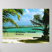 Pelican Beach Belize Poster (Voorkant)