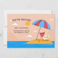 Pelican Beach Moving Faire-part