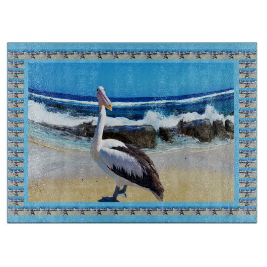 Pelican Beach Splash Snijplank (Voorkant)