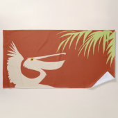 Pelican Beach Towel Strandlaken (Voorkant)