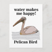 Pelican Bird Briefkaart (Voorkant)