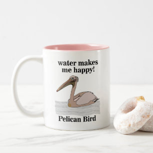 Pelican Bird Tweekleurige Koffiemok