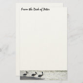 Pelican Birds Wilde Levensdieren Briefpapier (Voorkant / Achterkant)