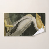 Pélican blanc américain, les oiseaux d'Amérique d' (Serviette à main)