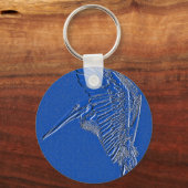 Pelican, Blue art_ Sleutelhanger (Voorkant)