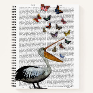 Pelican & Butterflies Notitieboek