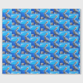 Pelican Cadeaupapier (Vlak)