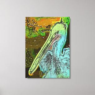PELICAN CANVAS AFDRUK