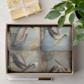 Pelican Collage 2 Decoupage papier (Geschenk)