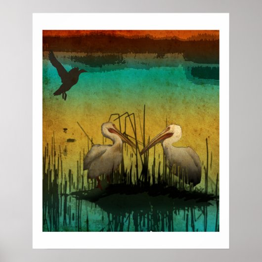 Pelican Conversation Poster (Voorkant)