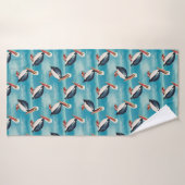 Pélican côtier océanique (Serviette de bain)